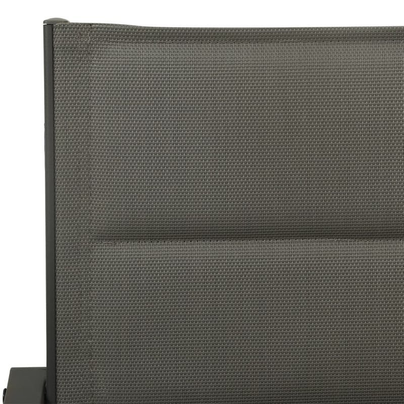 Casa si Gradina - Gradina si terasa - Mobilier exterior - Seturi mobila gradina - Set mobilier de gradina, 7 piese, negru, otel si textilena - Infinity.ro