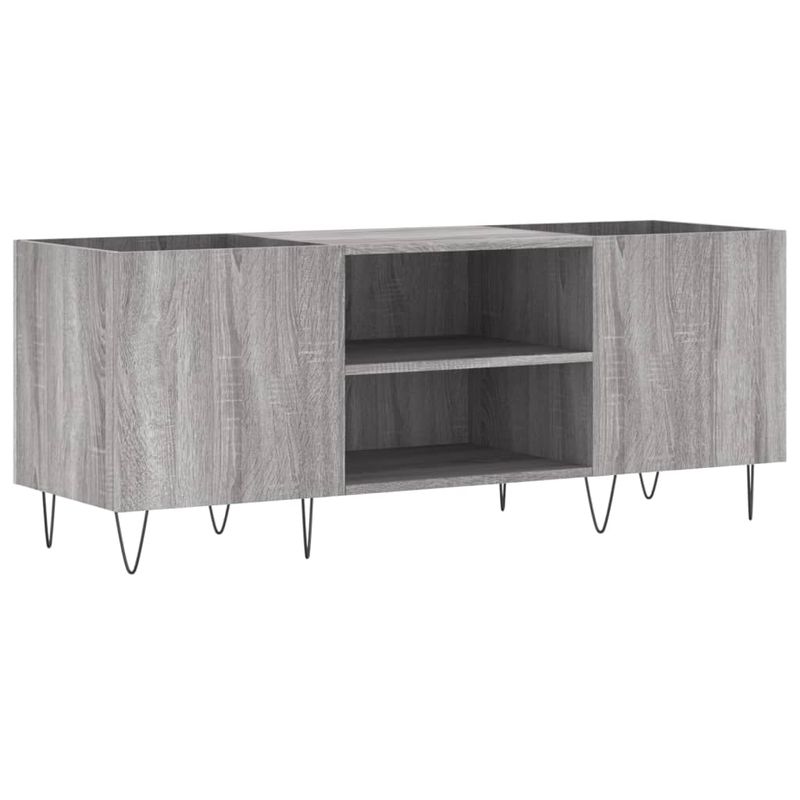 Casa si Gradina - Mobilier - Dulapuri si sifoniere - Dulapuri - Dulap pentru discuri gri sonoma, 121x38x48 cm, lemn prelucrat - Infinity.ro
