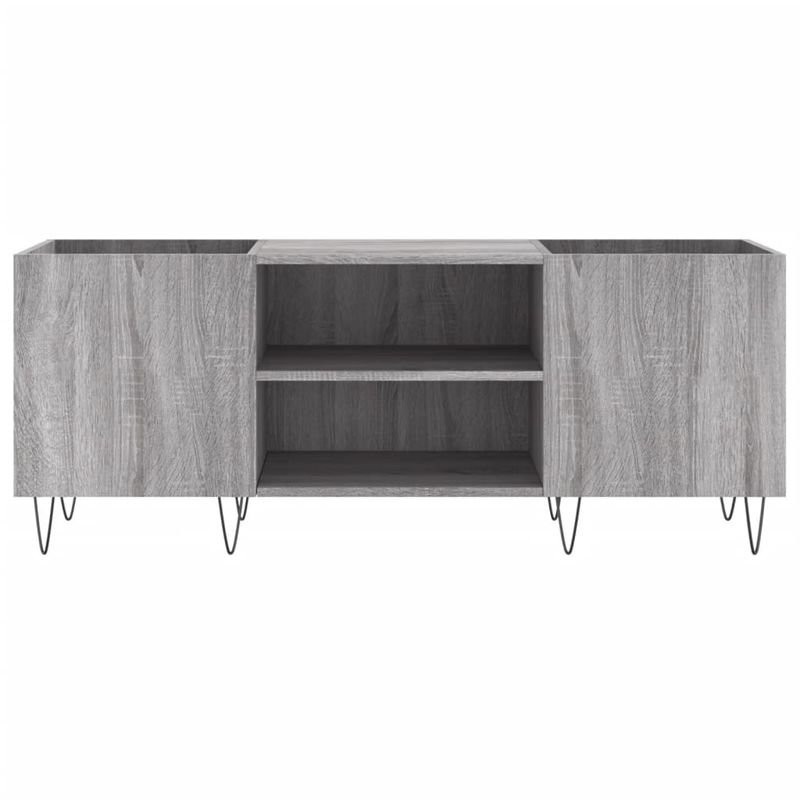 Casa si Gradina - Mobilier - Dulapuri si sifoniere - Dulapuri - Dulap pentru discuri gri sonoma, 121x38x48 cm, lemn prelucrat - Infinity.ro