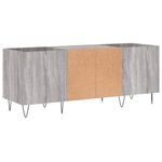 Casa si Gradina - Mobilier - Dulapuri si sifoniere - Dulapuri - Dulap pentru discuri gri sonoma, 121x38x48 cm, lemn prelucrat - Infinity.ro
