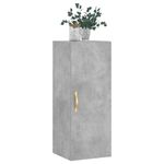 Casa si Gradina - Mobilier - Comode si corpuri - Comode - Dulap montat pe perete, gri beton, 34,5x34x90 cm - Infinity.ro