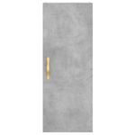 Casa si Gradina - Mobilier - Comode si corpuri - Comode - Dulap montat pe perete, gri beton, 34,5x34x90 cm - Infinity.ro