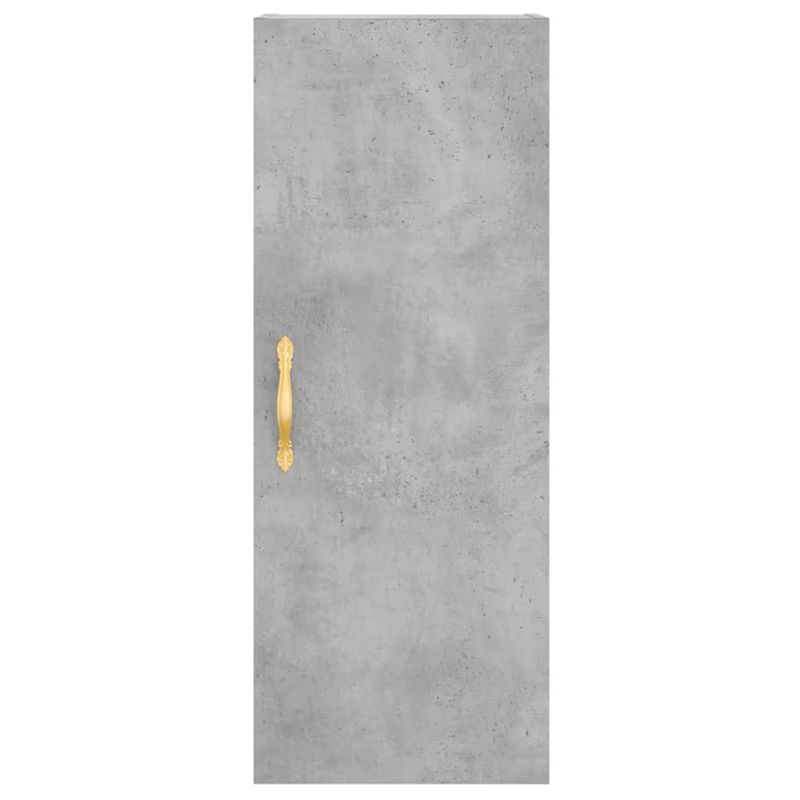 Casa si Gradina - Mobilier - Comode si corpuri - Comode - Dulap montat pe perete, gri beton, 34,5x34x90 cm - Infinity.ro