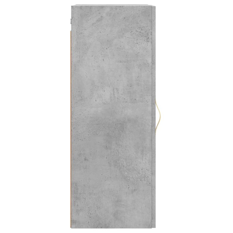 Casa si Gradina - Mobilier - Comode si corpuri - Comode - Dulap montat pe perete, gri beton, 34,5x34x90 cm - Infinity.ro