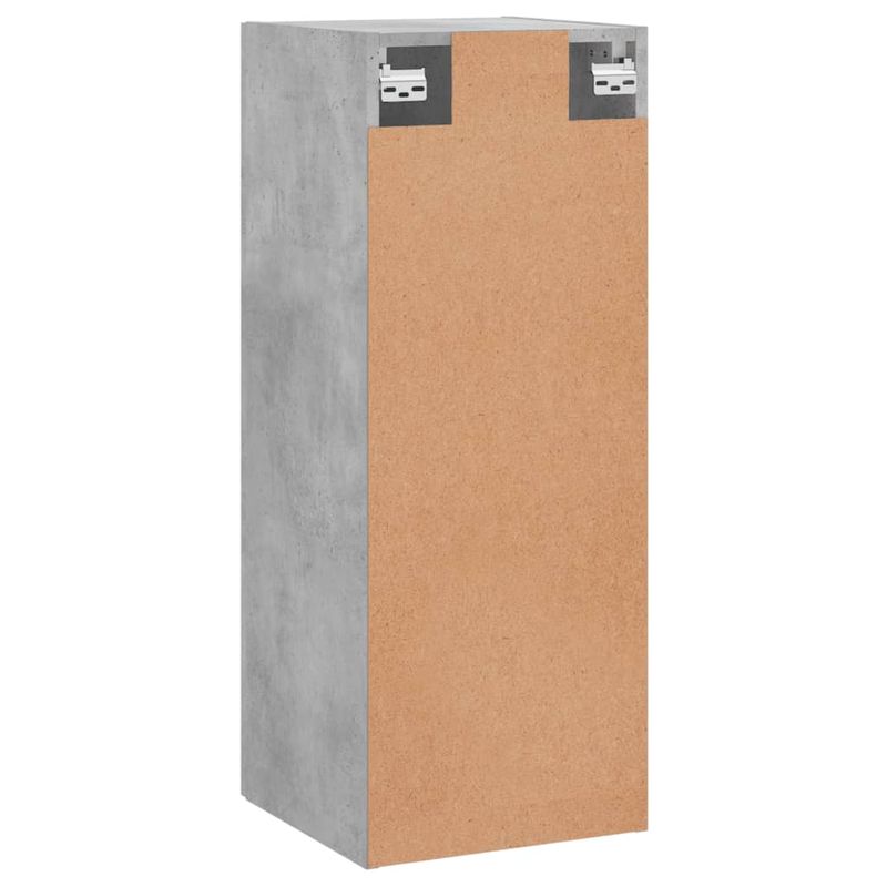 Casa si Gradina - Mobilier - Comode si corpuri - Comode - Dulap montat pe perete, gri beton, 34,5x34x90 cm - Infinity.ro