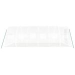 Casa si Gradina - Gradinarit si plante - Sere si solarii - Sera cu cadru din otel, alb, 18 m², 6x3x2 m - Infinity.ro