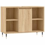 Casa si Gradina - Mobilier - Mobilier baie - Comode baie - Comoda pentru baie, stejar sonoma, 80x33x60 cm, lemn compozit - Infinity.ro