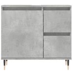 Casa si Gradina - Mobilier - Mobilier baie - Corpuri baie - Dulap de baie, gri beton, 65x33x60 cm, lemn prelucrat - Infinity.ro