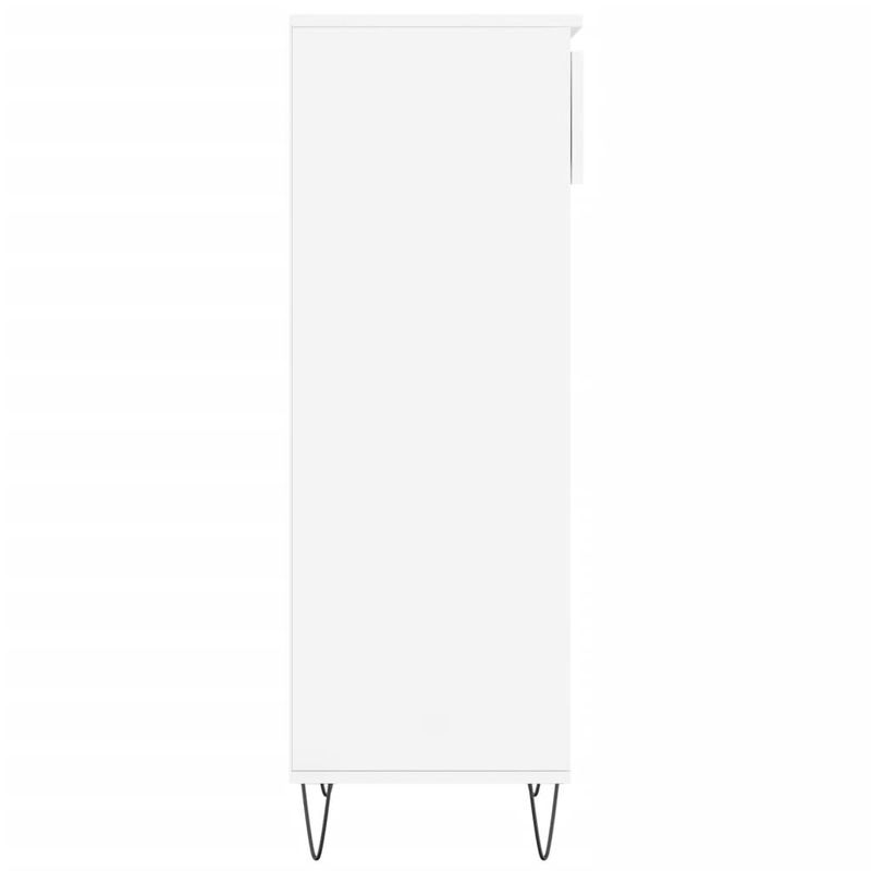 Casa si Gradina - Mobilier - Organizare si depozitare - Organizator incaltaminte - Pantofar, alb extralucios, 40x36x105 cm, lemn compozit - Infinity.ro
