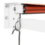 Casa si Gradina - Gradina si terasa - Umbrele si pavilioane - Pavilioane - Copertina retractabila portocaliu/maro 3x2,5 m, textil/aluminiu - Infinity.ro