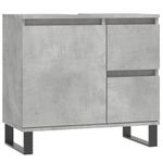 Casa si Gradina - Mobilier - Mobilier baie - Comode baie - Comoda de baie, gri beton, 65x33x60 cm, lemn prelucrat - Infinity.ro