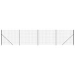 Casa si Gradina - Gradina si terasa - Garduri, panouri si accesorii - Gard plasa de sarma cu bordura, antracit, 1,8x10 m - Infinity.ro