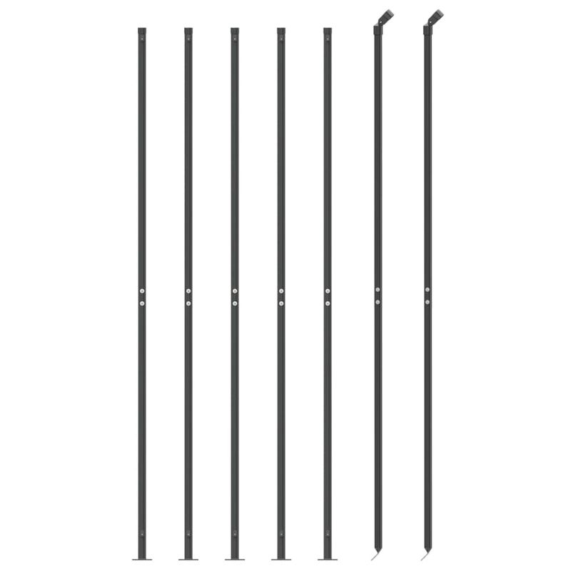 Casa si Gradina - Gradina si terasa - Garduri, panouri si accesorii - Gard plasa de sarma cu bordura, antracit, 1,8x10 m - Infinity.ro