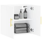 Casa si Gradina - Mobilier - Dulapuri si sifoniere - Dulapuri - Dulap de perete, alb, 60x31x60 cm, lemn compozit - Infinity.ro