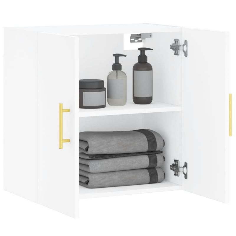 Casa si Gradina - Mobilier - Dulapuri si sifoniere - Dulapuri - Dulap de perete, alb, 60x31x60 cm, lemn compozit - Infinity.ro