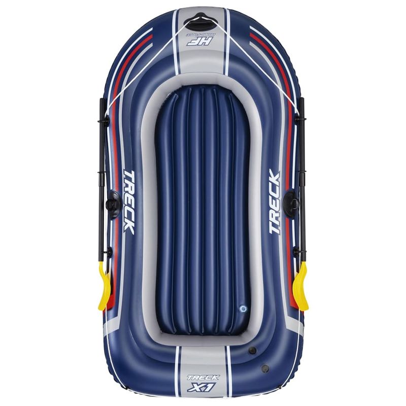 Sport si Outdoor - Sporturi acvatice - Rafting, caiac si canoe - Bestway Barca gonflabila Hydro-Force cu pompa si vasle albastru - Infinity.ro