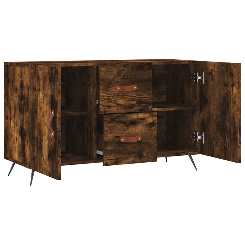 Casa si Gradina - Mobilier - Comode si corpuri - Comode - Servanta, stejar fumuriu, 100x36x60 cm, lemn compozit - Infinity.ro