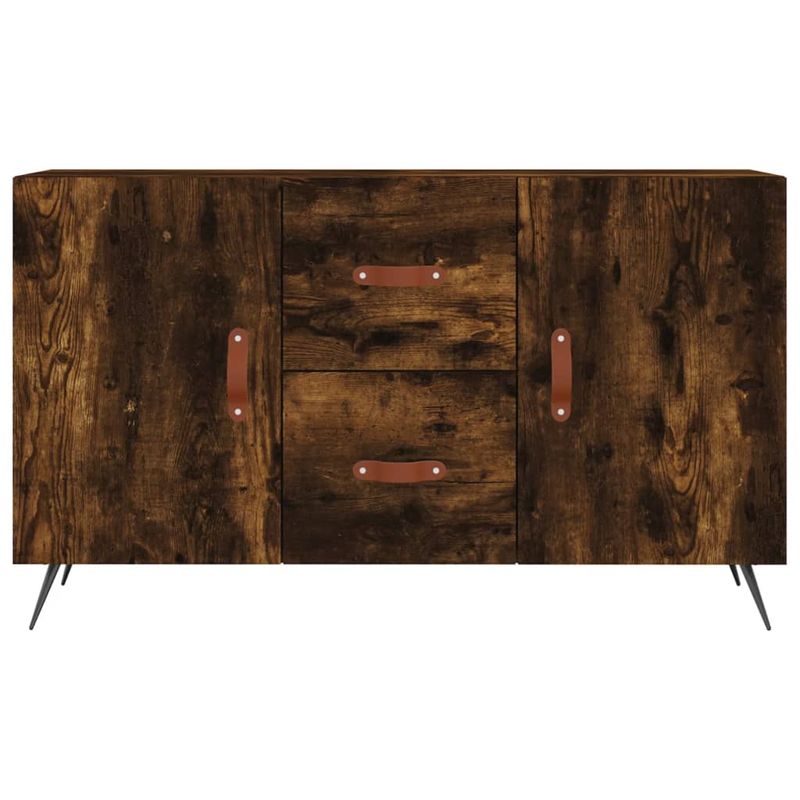 Casa si Gradina - Mobilier - Comode si corpuri - Comode - Servanta, stejar fumuriu, 100x36x60 cm, lemn compozit - Infinity.ro