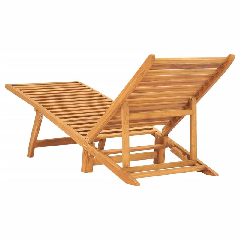 Casa si Gradina - Gradina si terasa - Mobilier exterior - Scaune si sezlonguri gradina - Sezlong, lemn masiv de tec - Infinity.ro