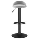 Casa si Gradina - Mobilier - Scaune si fotolii - Scaune - Scaun de bar, gri deschis, catifea - Infinity.ro