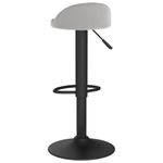 Casa si Gradina - Mobilier - Scaune si fotolii - Scaune - Scaun de bar, gri deschis, catifea - Infinity.ro