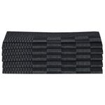 Casa si Gradina - Textile si covoare - Textile baie - Prosoape - Set de prosoape, 20 buc., negru si gri, bumbac - Infinity.ro
