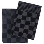 Casa si Gradina - Textile si covoare - Textile baie - Prosoape - Set de prosoape, 20 buc., negru si gri, bumbac - Infinity.ro