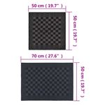 Casa si Gradina - Textile si covoare - Textile baie - Prosoape - Set de prosoape, 20 buc., negru si gri, bumbac - Infinity.ro