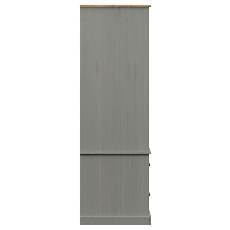 Casa si Gradina - Mobilier - Dulapuri si sifoniere - Sifoniere - Sifonier VIGO, gri, 90x55x176 cm, lemn masiv de pin - Infinity.ro