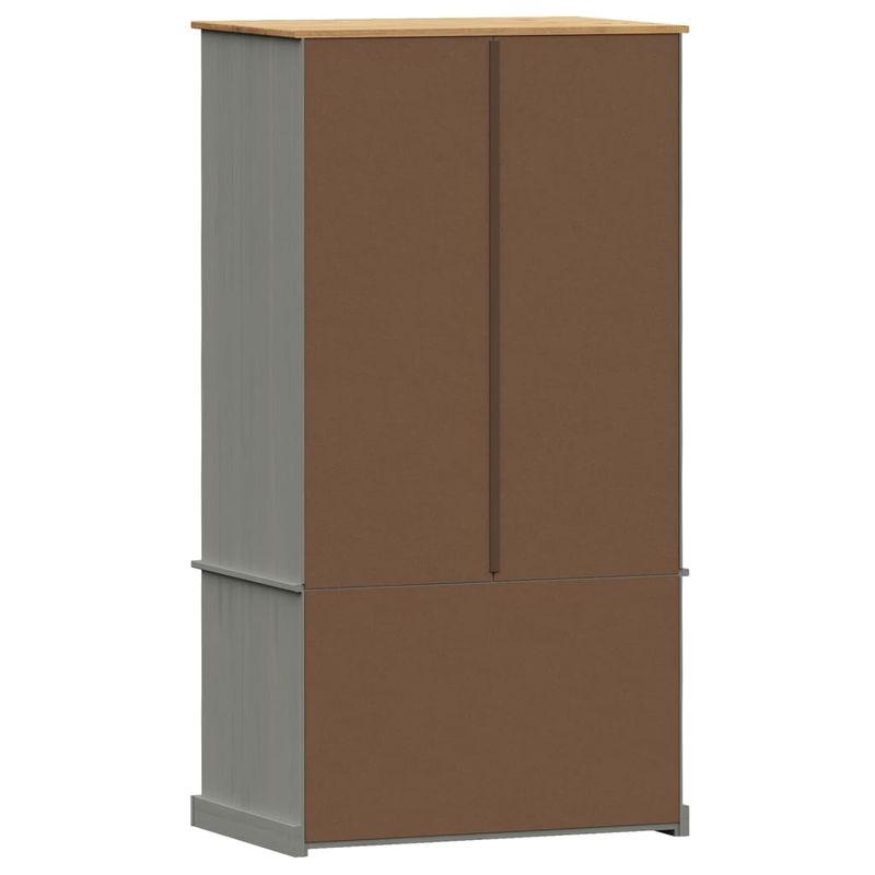 Casa si Gradina - Mobilier - Dulapuri si sifoniere - Sifoniere - Sifonier VIGO, gri, 90x55x176 cm, lemn masiv de pin - Infinity.ro