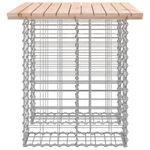 Casa si Gradina - Gradina si terasa - Mobilier exterior - Bancute de gradina - Banca de gradina, design gabion, 100x70x72cm, lemn masiv de pin, mărime 70x100x72 cm - Infinity.ro