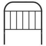 Casa si Gradina - Mobilier - Paturi si accesorii - Accesorii paturi - Tablie de pat metalica, negru, 90 cm - Infinity.ro