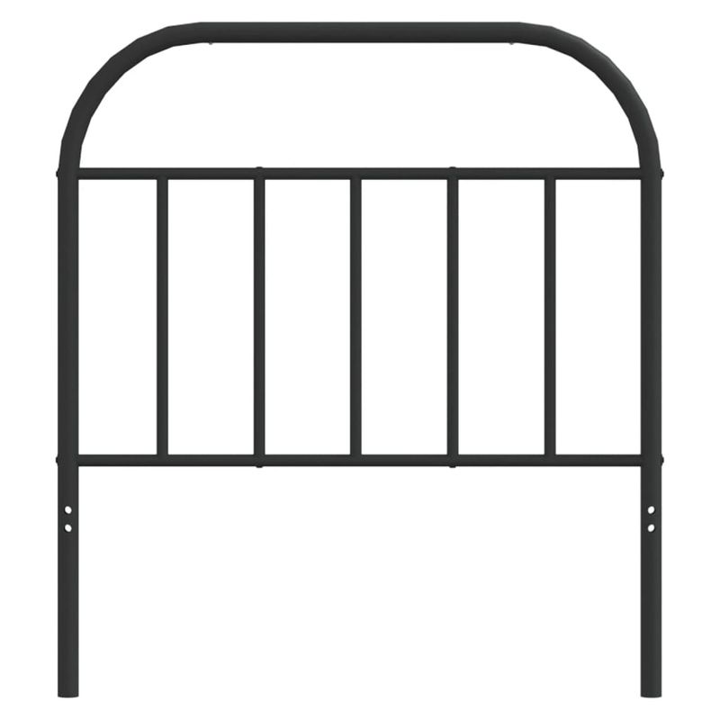 Casa si Gradina - Mobilier - Paturi si accesorii - Accesorii paturi - Tablie de pat metalica, negru, 90 cm - Infinity.ro