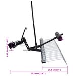 Casa si Gradina - Gradinarit si plante - Utilaje gradina - Aspiratoare, suflante si tocatoare - Scarificator pentru masina de tuns iarba ride-on, 109 cm - Infinity.ro