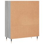 Casa si Gradina - Mobilier - Biblioteci si rafturi - Biblioteci - Biblioteca, sonoma gri, 69,5x32,5x90 cm, lemn compozit - Infinity.ro