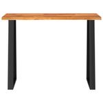 Casa si Gradina - Mobilier - Comode si corpuri - Console - Consola cu margini naturale, 110x35x80 cm, lemn masiv de acacia - Infinity.ro