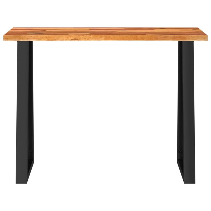 Casa si Gradina - Mobilier - Comode si corpuri - Console - Consola cu margini naturale, 110x35x80 cm, lemn masiv de acacia - Infinity.ro