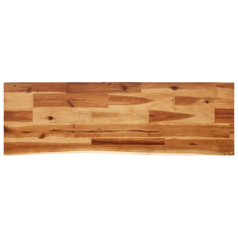 Casa si Gradina - Mobilier - Comode si corpuri - Console - Consola cu margini naturale, 110x35x80 cm, lemn masiv de acacia - Infinity.ro