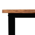 Casa si Gradina - Mobilier - Comode si corpuri - Console - Consola cu margini naturale, 110x35x80 cm, lemn masiv de acacia - Infinity.ro