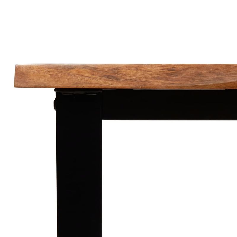 Casa si Gradina - Mobilier - Comode si corpuri - Console - Consola cu margini naturale, 110x35x80 cm, lemn masiv de acacia - Infinity.ro