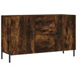 Casa si Gradina - Mobilier - Comode si corpuri - Comode - Servanta, stejar fumuriu, 100x36x60 cm, lemn compozit - Infinity.ro