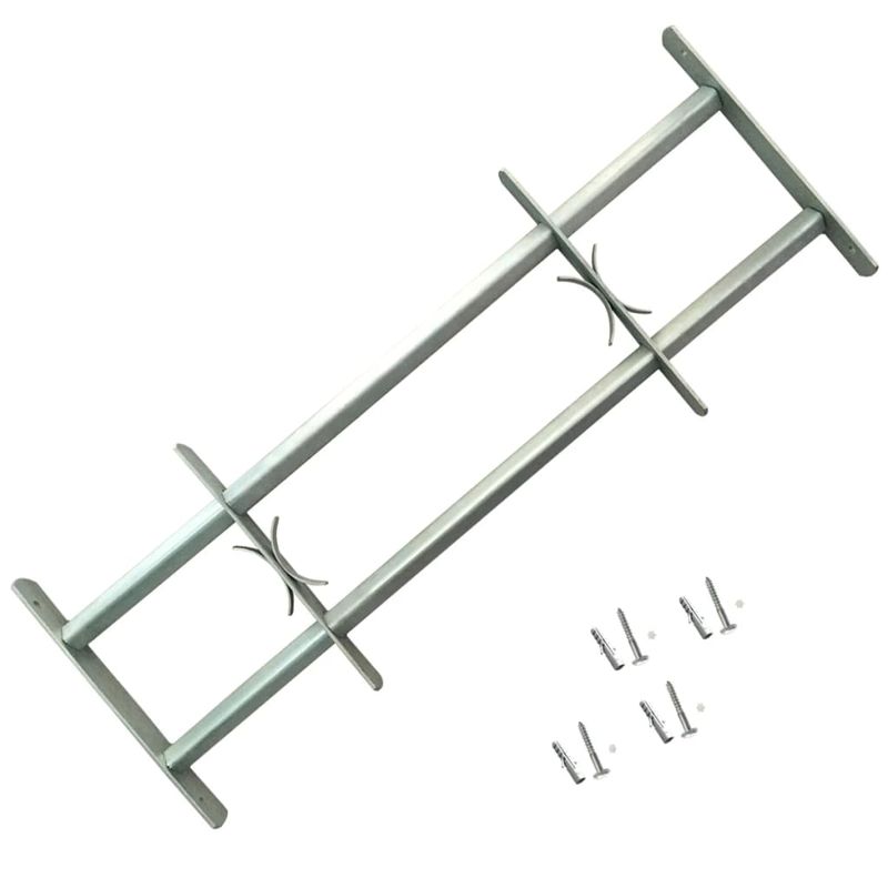 Casa si Gradina - Constructii - Ferestre si accesorii - Ferestre pvc verticale - Grilaje de siguranta ferestre, ajustabil, 2 buc., 700-1050 mm - Infinity.ro