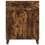 Casa si Gradina - Mobilier - Comode si corpuri - Comode - Servanta, stejar fumuriu, 69,5x34x90 cm, lemn compozit - Infinity.ro