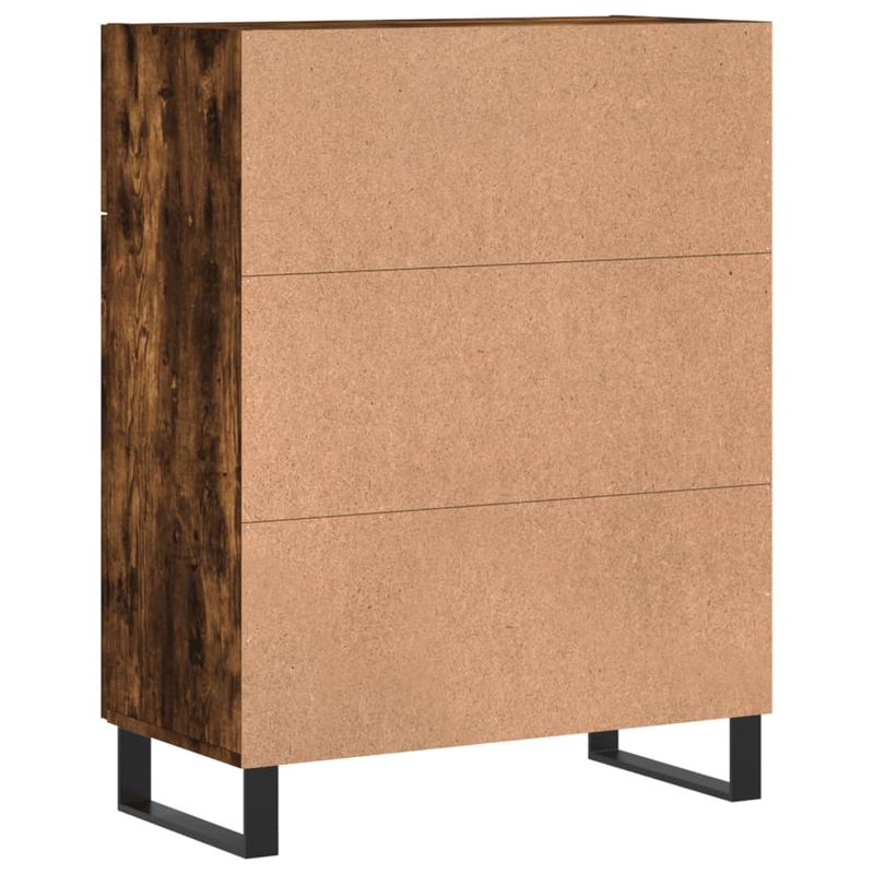 Casa si Gradina - Mobilier - Comode si corpuri - Comode - Servanta, stejar fumuriu, 69,5x34x90 cm, lemn compozit - Infinity.ro