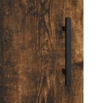 Casa si Gradina - Mobilier - Comode si corpuri - Comode - Servanta, stejar fumuriu, 69,5x34x90 cm, lemn compozit - Infinity.ro