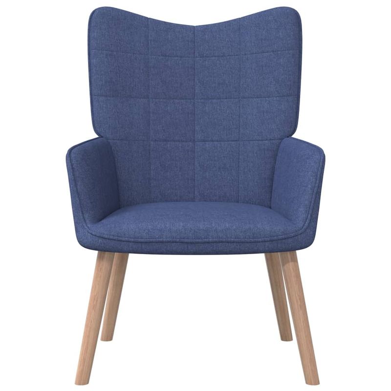 Casa si Gradina - Mobilier - Scaune si fotolii - Fotolii - Fotoliu de relaxare cu taburet, albastru, textil - Infinity.ro
