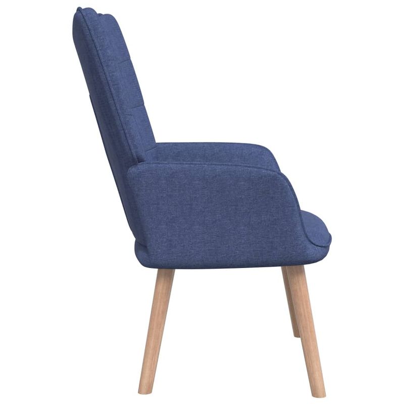 Casa si Gradina - Mobilier - Scaune si fotolii - Fotolii - Fotoliu de relaxare cu taburet, albastru, textil - Infinity.ro