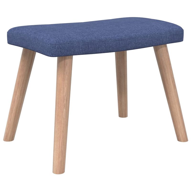 Casa si Gradina - Mobilier - Scaune si fotolii - Fotolii - Fotoliu de relaxare cu taburet, albastru, textil - Infinity.ro