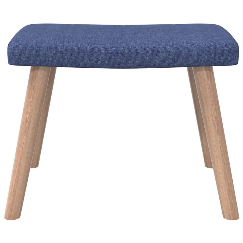 Casa si Gradina - Mobilier - Scaune si fotolii - Fotolii - Fotoliu de relaxare cu taburet, albastru, textil - Infinity.ro