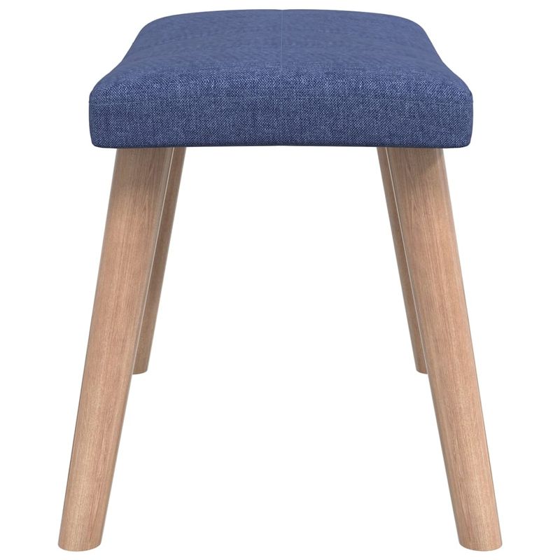 Casa si Gradina - Mobilier - Scaune si fotolii - Fotolii - Fotoliu de relaxare cu taburet, albastru, textil - Infinity.ro